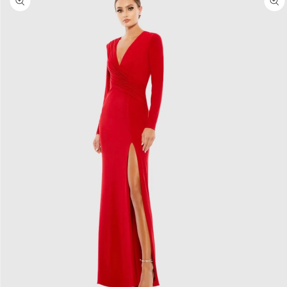 Elegant Red Evening Gown